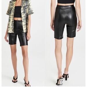 Good American Black Bike Shorts